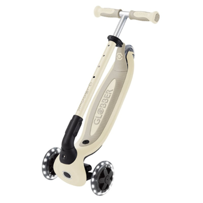 Globber Go Up Baby 360 Işıklı Scooter - Koyu Bej