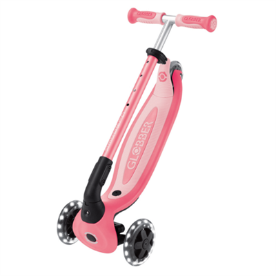 Globber Go Up Baby 360 Işıklı Scooter - Koyu Pastel Pembe