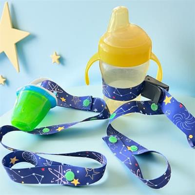 Honkiponki Bottle / Cup Holder 2-Piece Set - Space