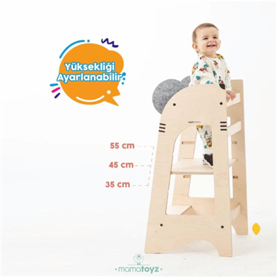 Mamatoyz Ahşap Öğrenme Kulesi Fare