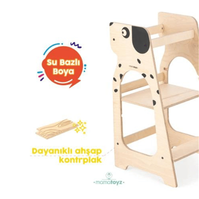 Mamatoyz Ahşap Öğrenme Kulesi Köpek