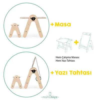 Mamatoyz Aktivite Masası ve Yazı Tahtası - Ayı