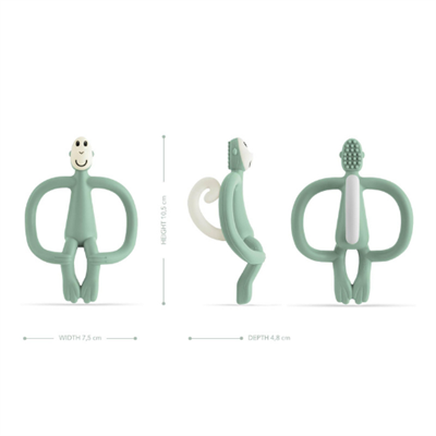 Matchstick Monkey Silikon Diş Kaşıyıcı - Monkey Yeşil
