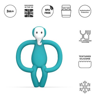 Matchstick Monkey Silikon Diş Kaşıyıcı - Echo Elephant