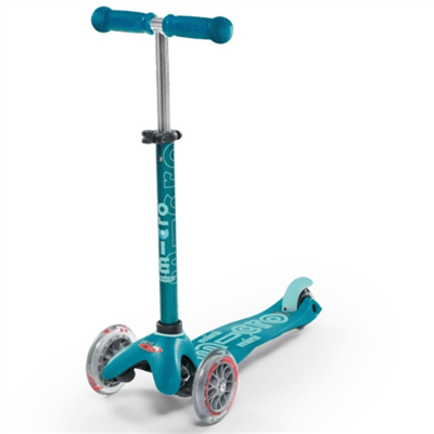 Mini Micro Scooter 3in1 Deluxe Aqua - Turkuaz 1+Yaş