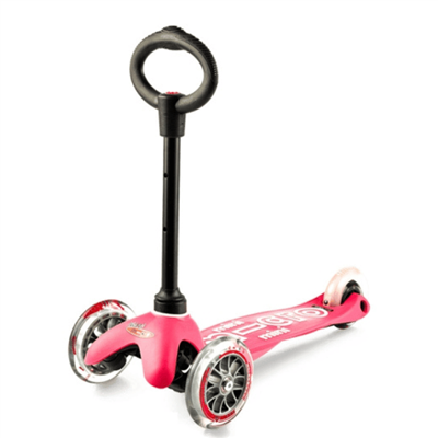 Mini Micro Scooter 3in1 Deluxe Pink 1+Yaş
