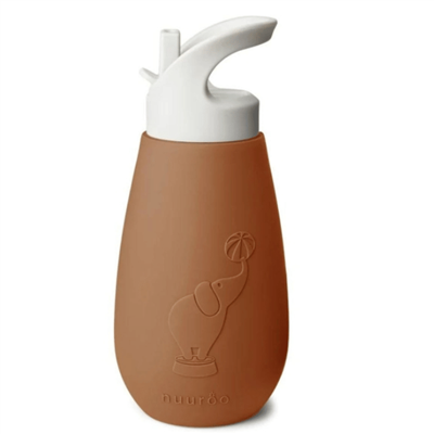 Nuuroo Silicone Straw Drinker 350 ML - Brown