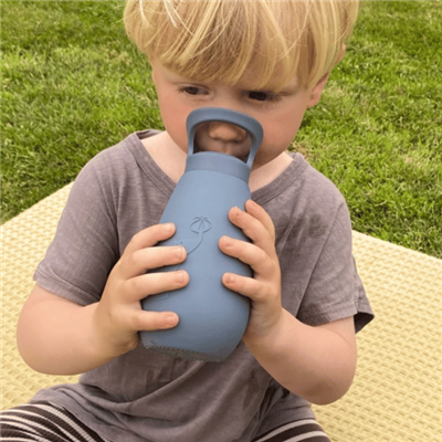 Nuuroo Silicone Straw Drinker 350 ML - Green