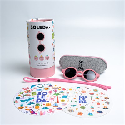 Soleda Bebek Güneş Gözlüğü 0-12 Ay - Baby Pink