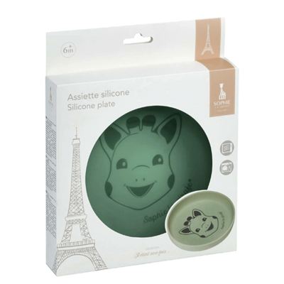 Sophie la Girafe Silicone Feeding Plate