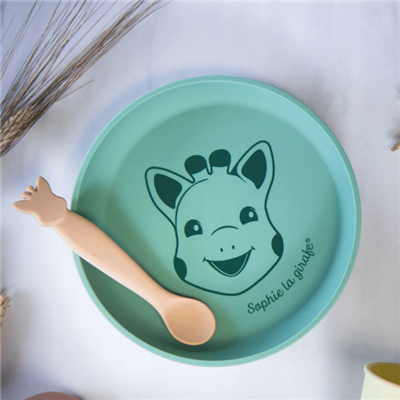 Sophie la Girafe Silicone Feeding Plate