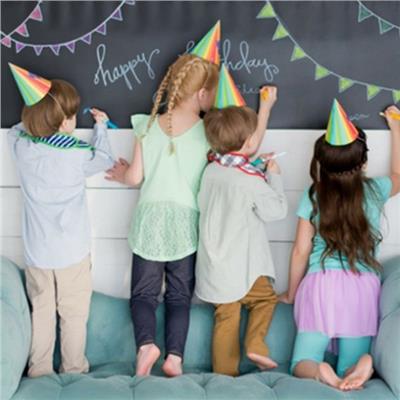 Dust-free Chalked Doodle Mat - Black