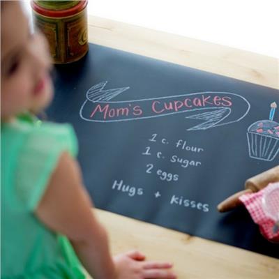 Dust-free Chalked Doodle Mat - Black