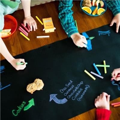 Dust-free Chalked Doodle Mat - Black
