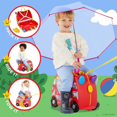 Trunki Çocuk Bavulu - Peppa Pig Party Bus