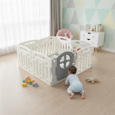 Unigo Mini Oyun Çiti - Gri Kapı