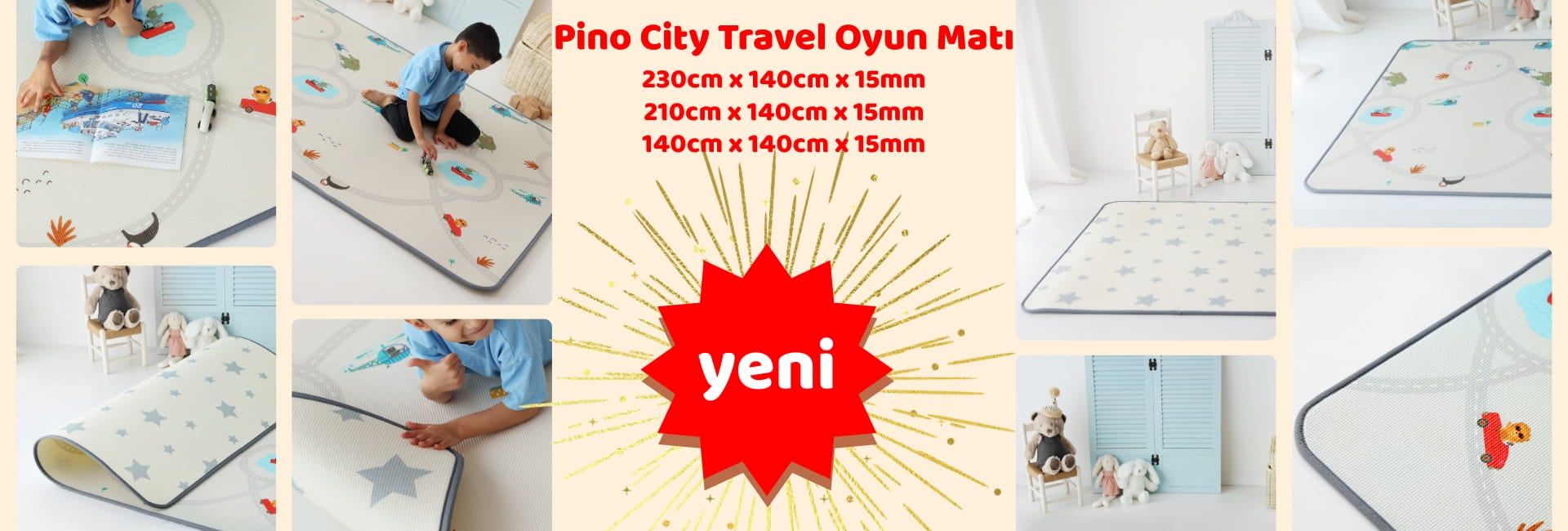 Pino City Travel Oyun Matı ve Halısı