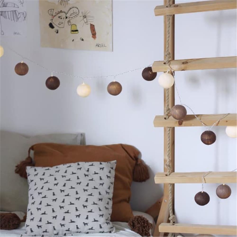 Boule De Petite - Natural Softs Işıklı Top Aydınlatma