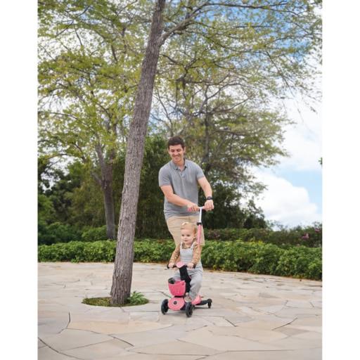 Globber Go Up Baby 360 Işıklı Scooter - Koyu Pastel Pembe | Unigo