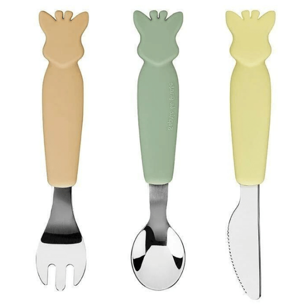 Sophie la Girafe Metal Çatal Bıçak Takımı