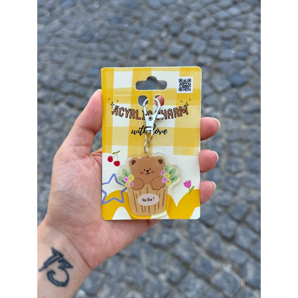 Hello Bear Akrilik Charm