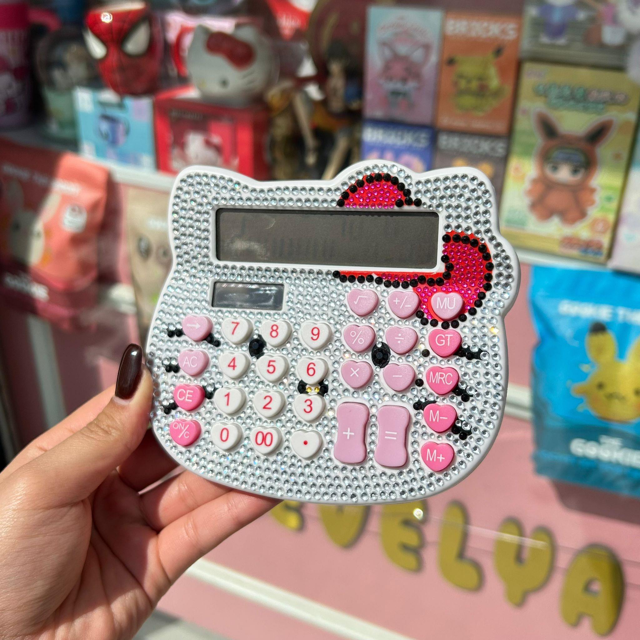 Hello Kitty Beyaz Hesap Makinesi