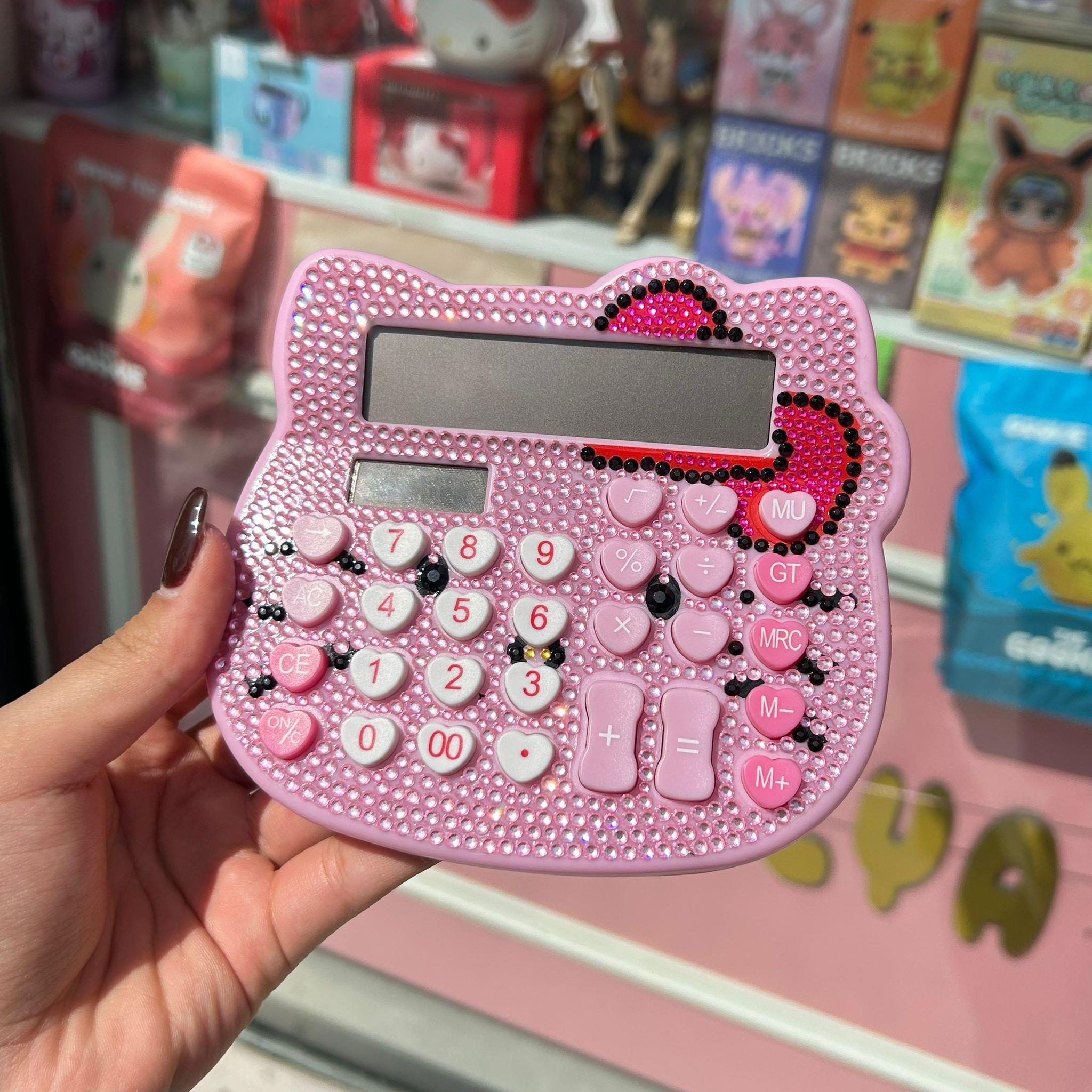 Hello Kitty Pembe Hesap Makinesi
