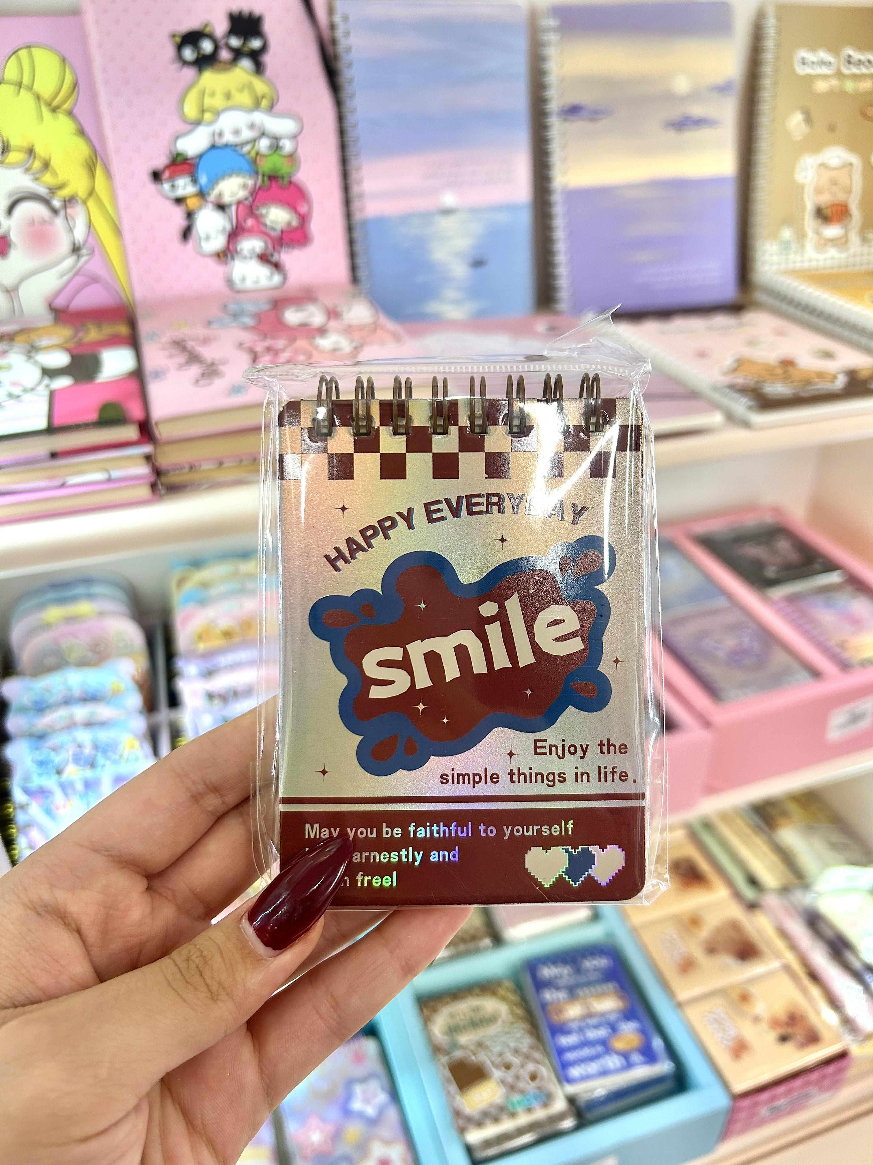 Hologram Smile Happy Everday Not Defteri 