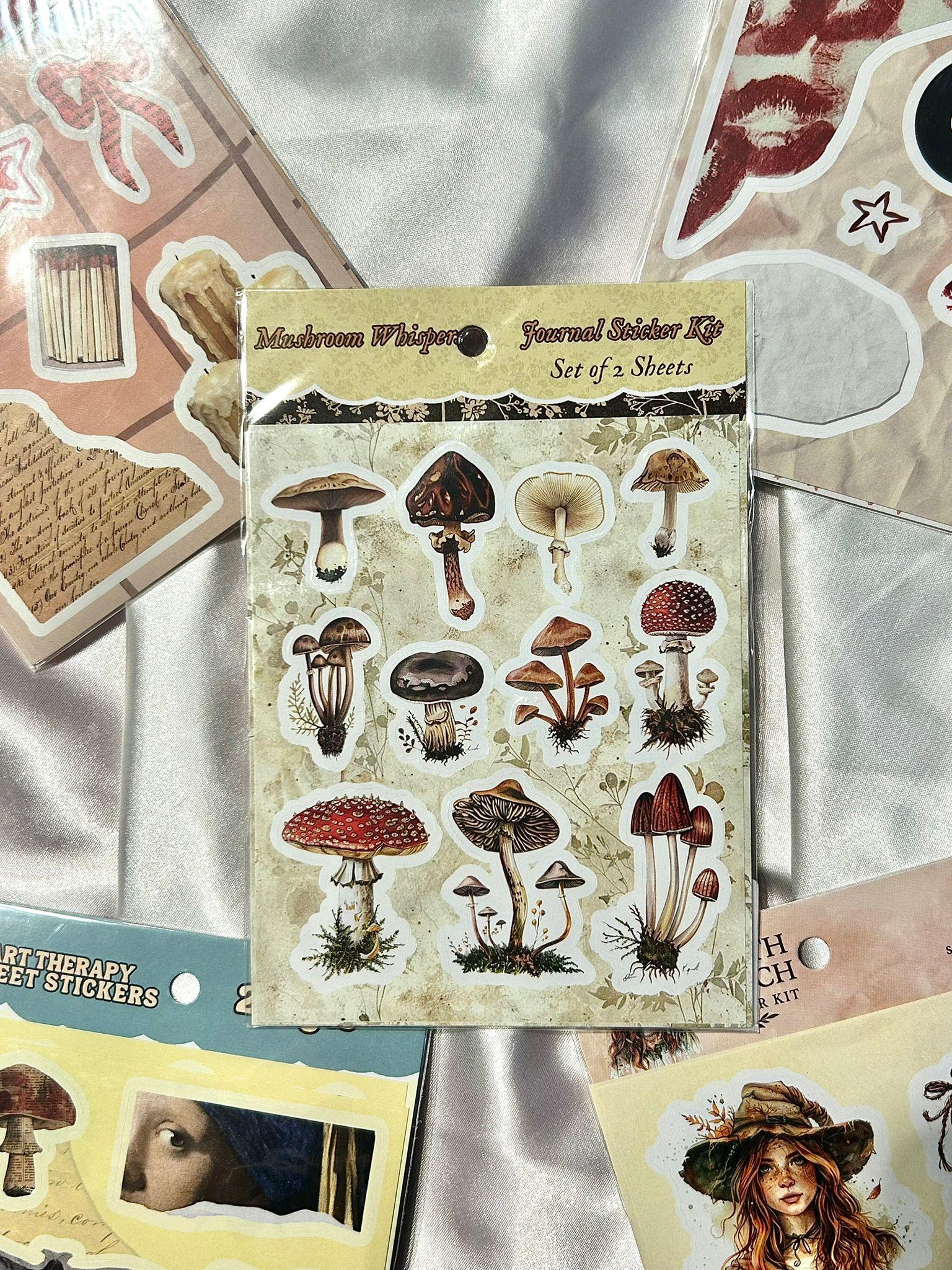 Mushroom Whisper Fournal Sticker Set