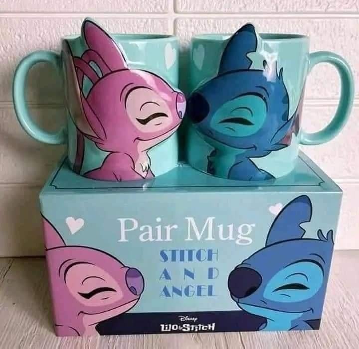 Stitch-Angel Çift Kupa Seti