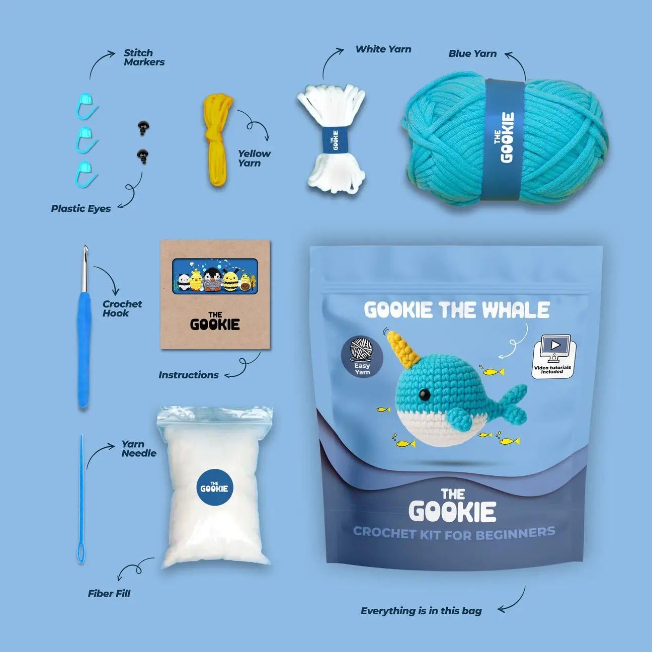 The Gookie Balina Örgü Seti