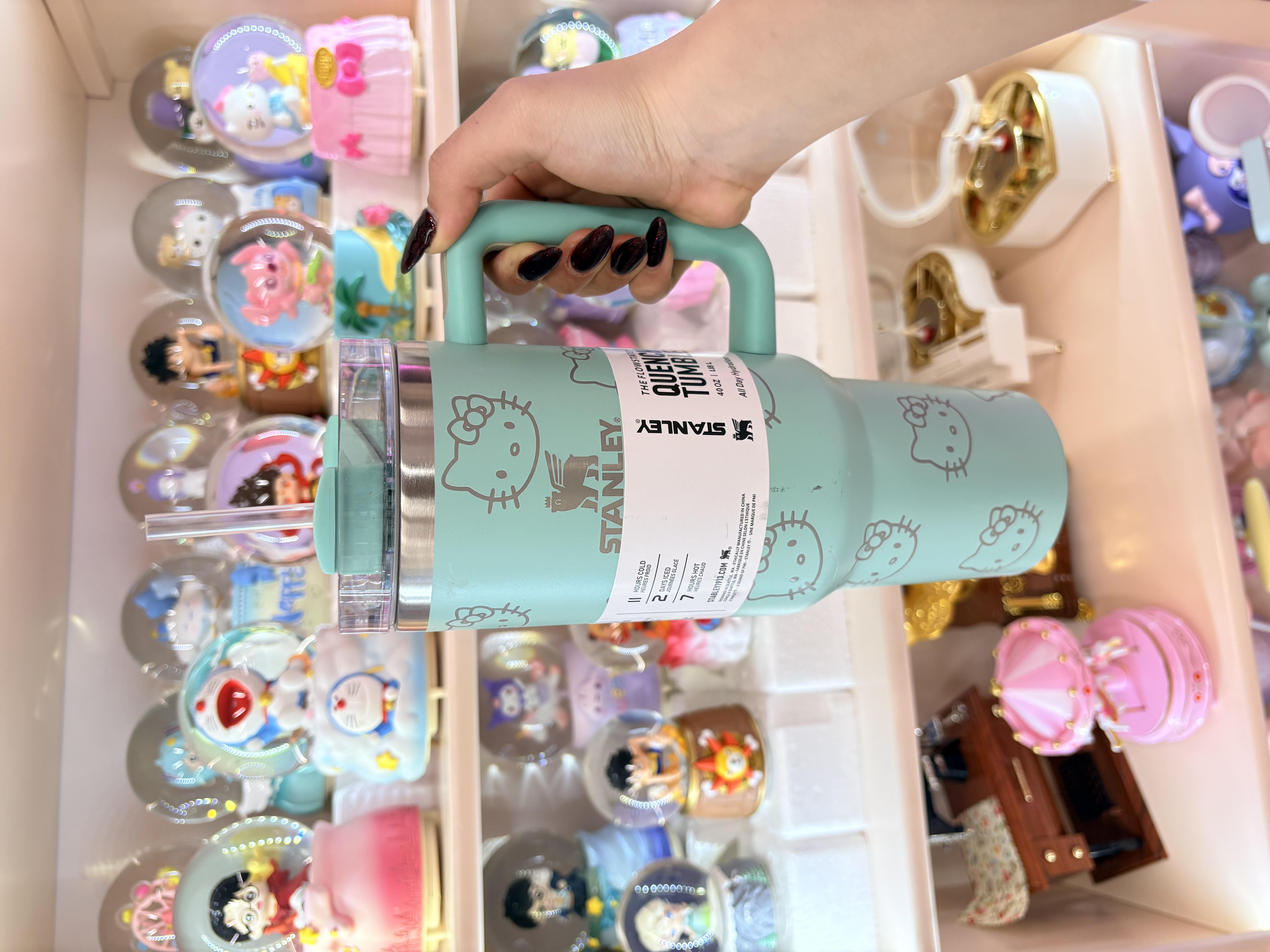 Yeşil Hello Kitty Stanley Suluk