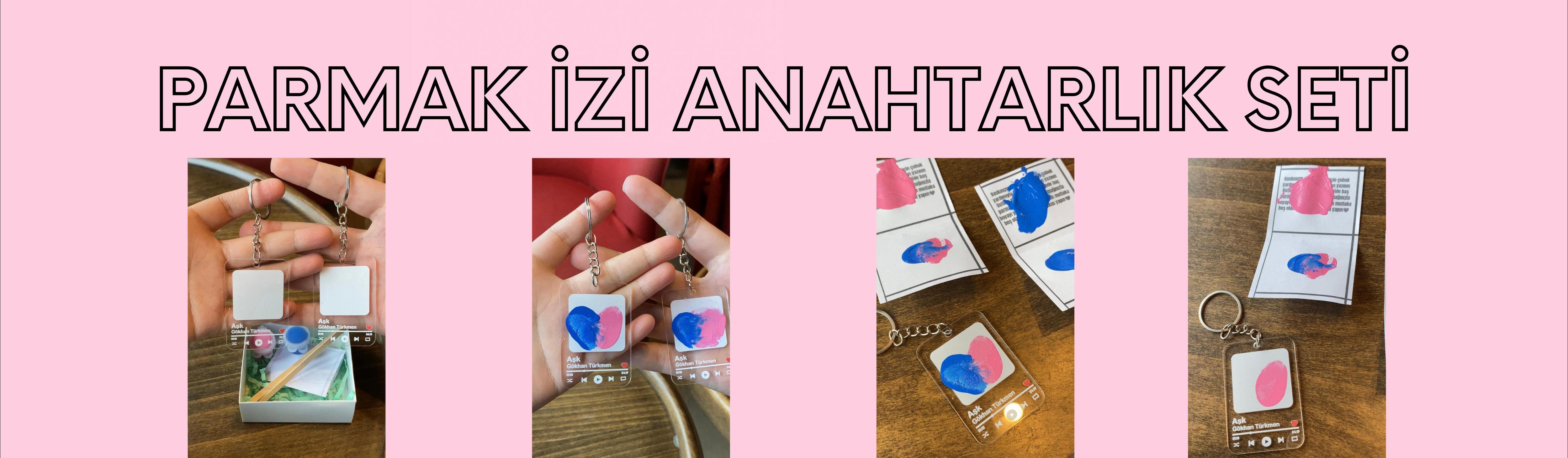 Parmak İzi Anahtarlık Seti