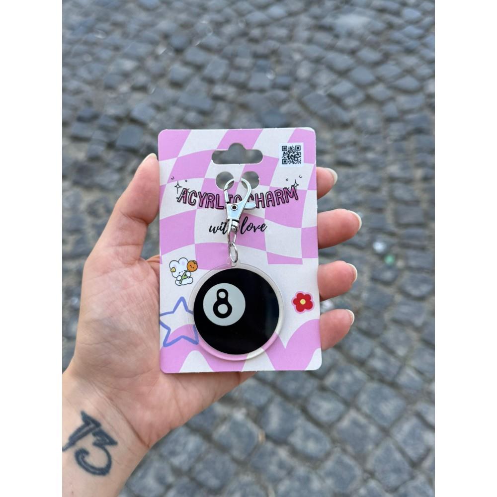 Bilardo Topu Akrilik Charm