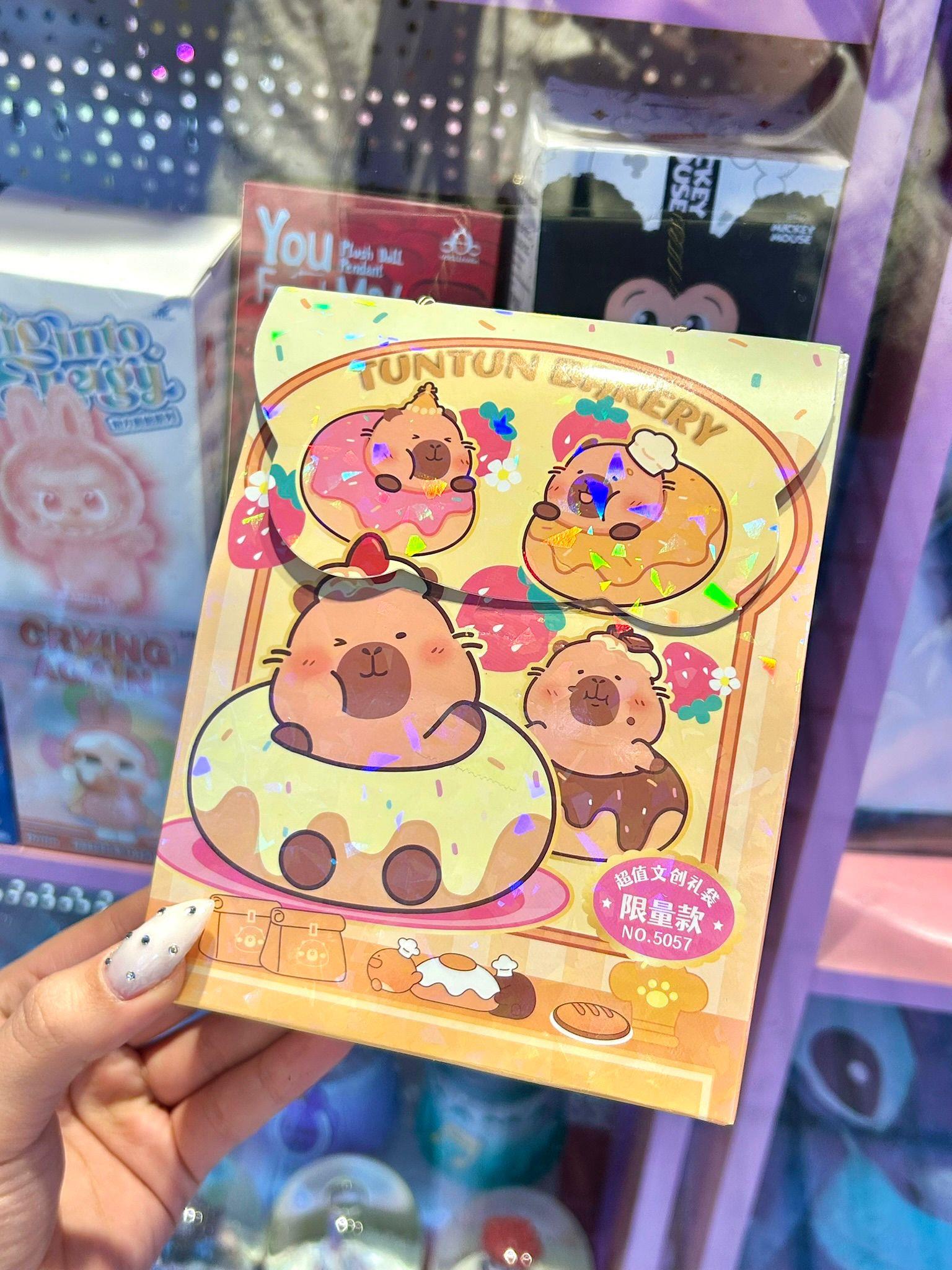 CapyBara Donutlu Kırtasiye Seti