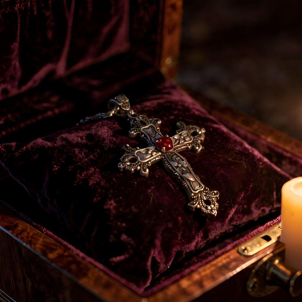 Cathedral Ruby Gothic Kolye