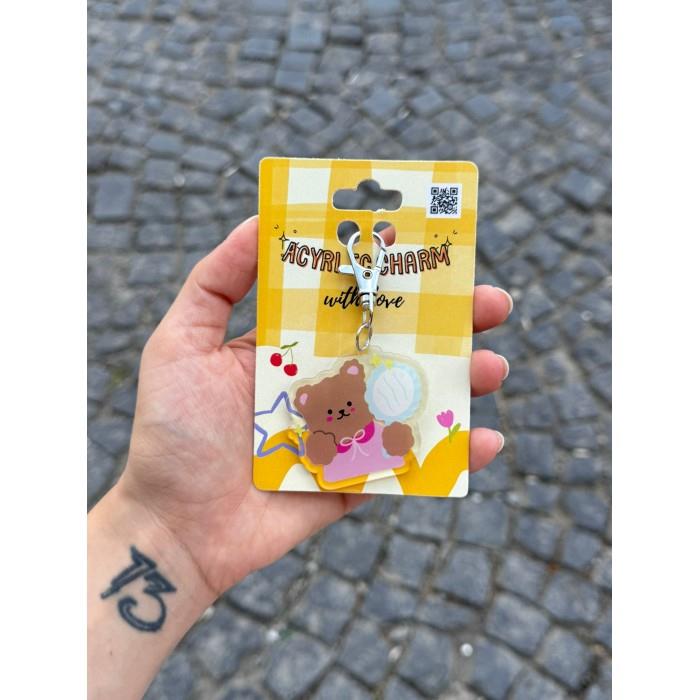 Cute Bear Akrilik Charm