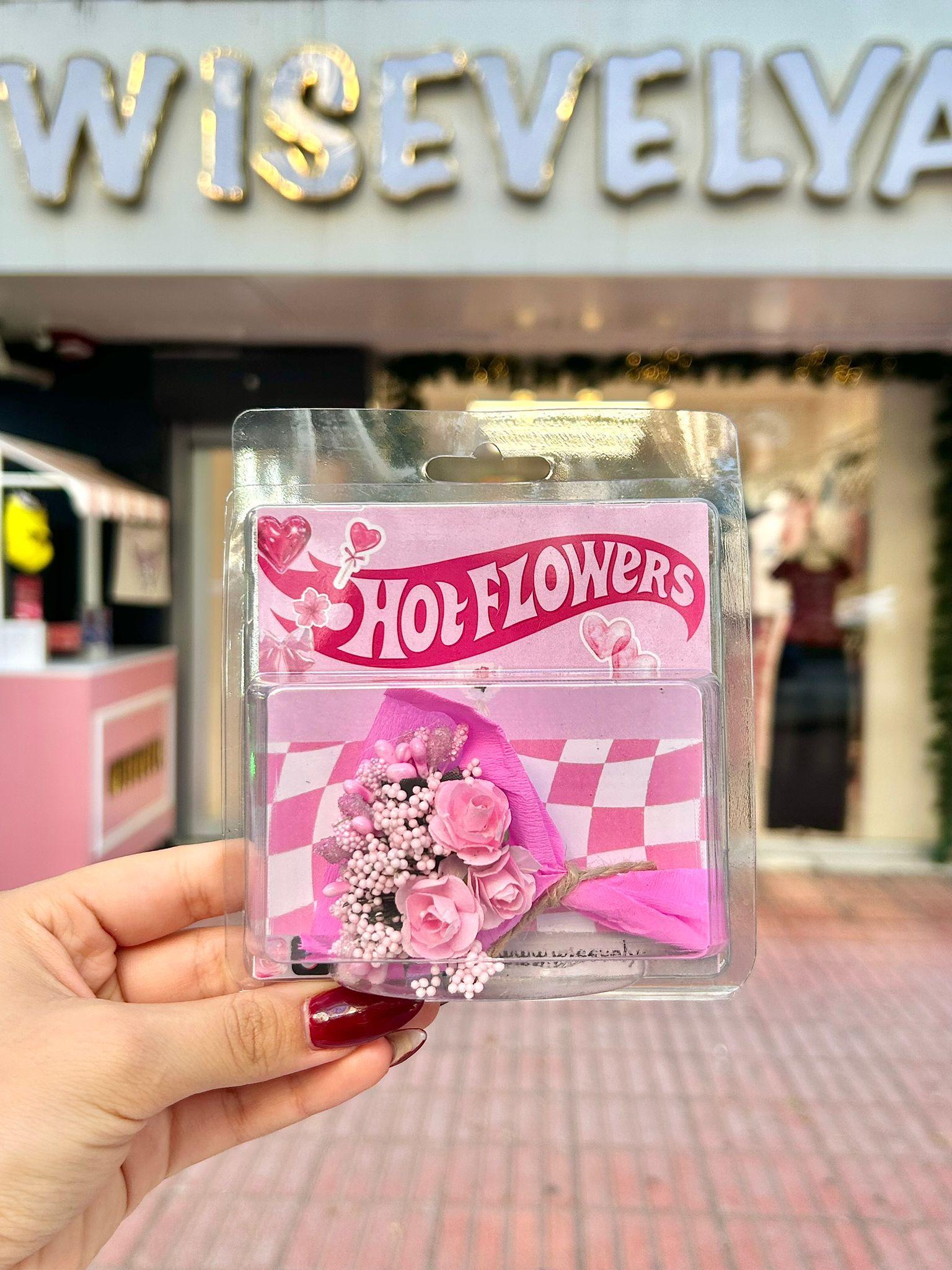 Hot Flowers Pembe