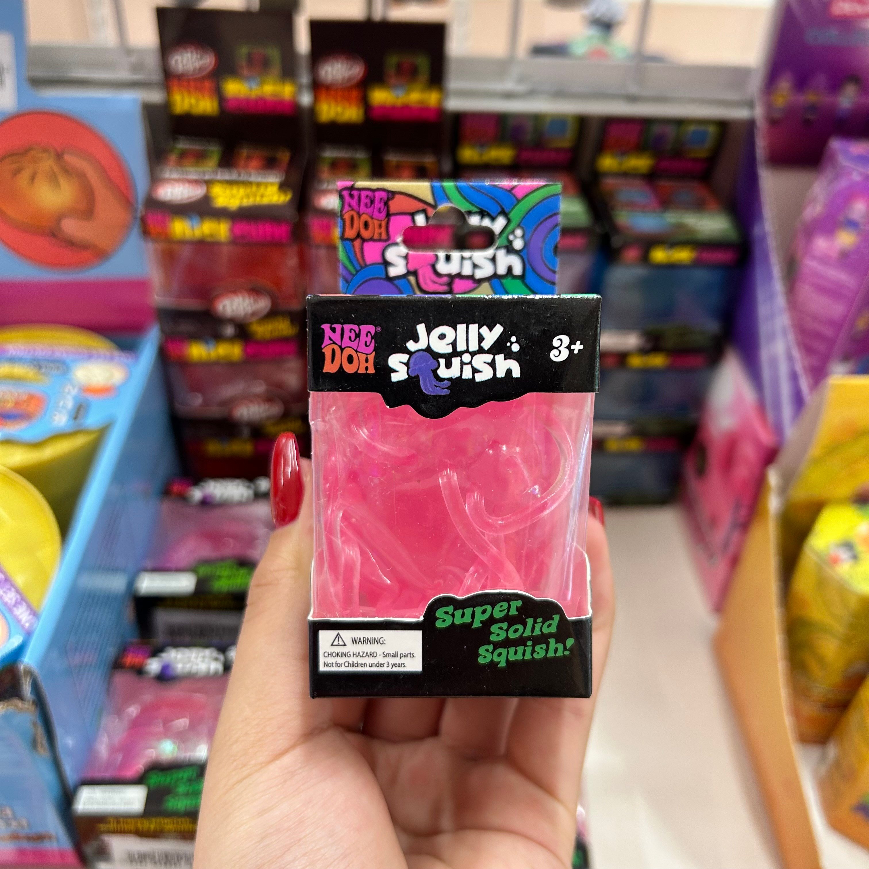 Jelly Squishy Nee Doh Pembe Renk