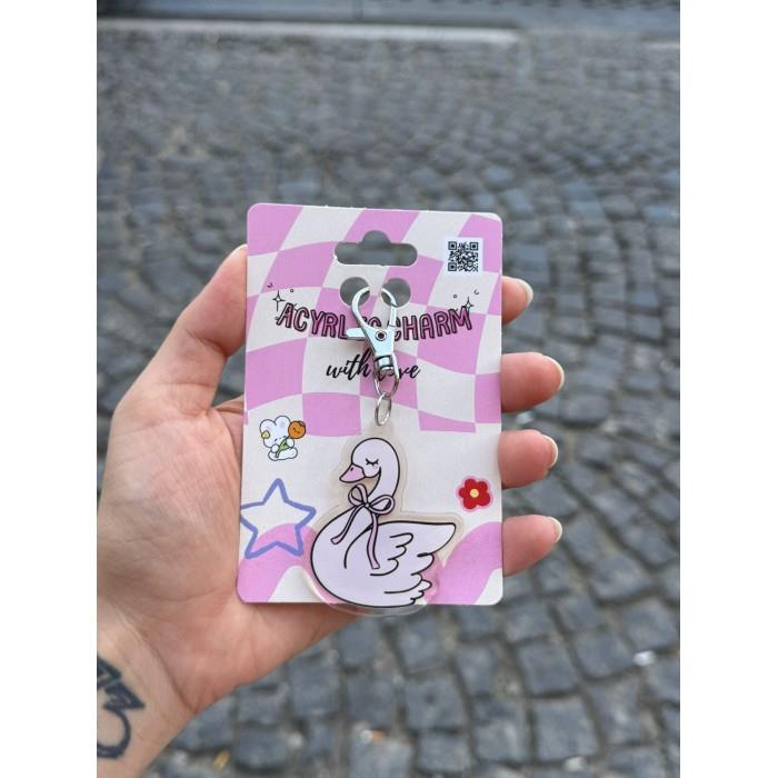 Kuğu Akrilik Charm