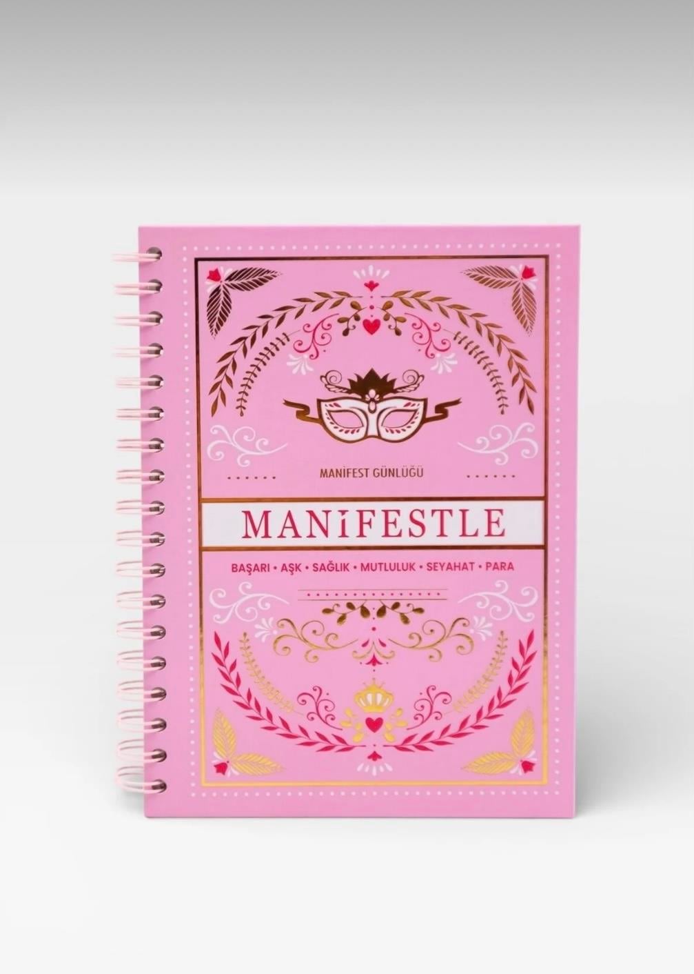 Manifest Günlük Ajanda Pembe