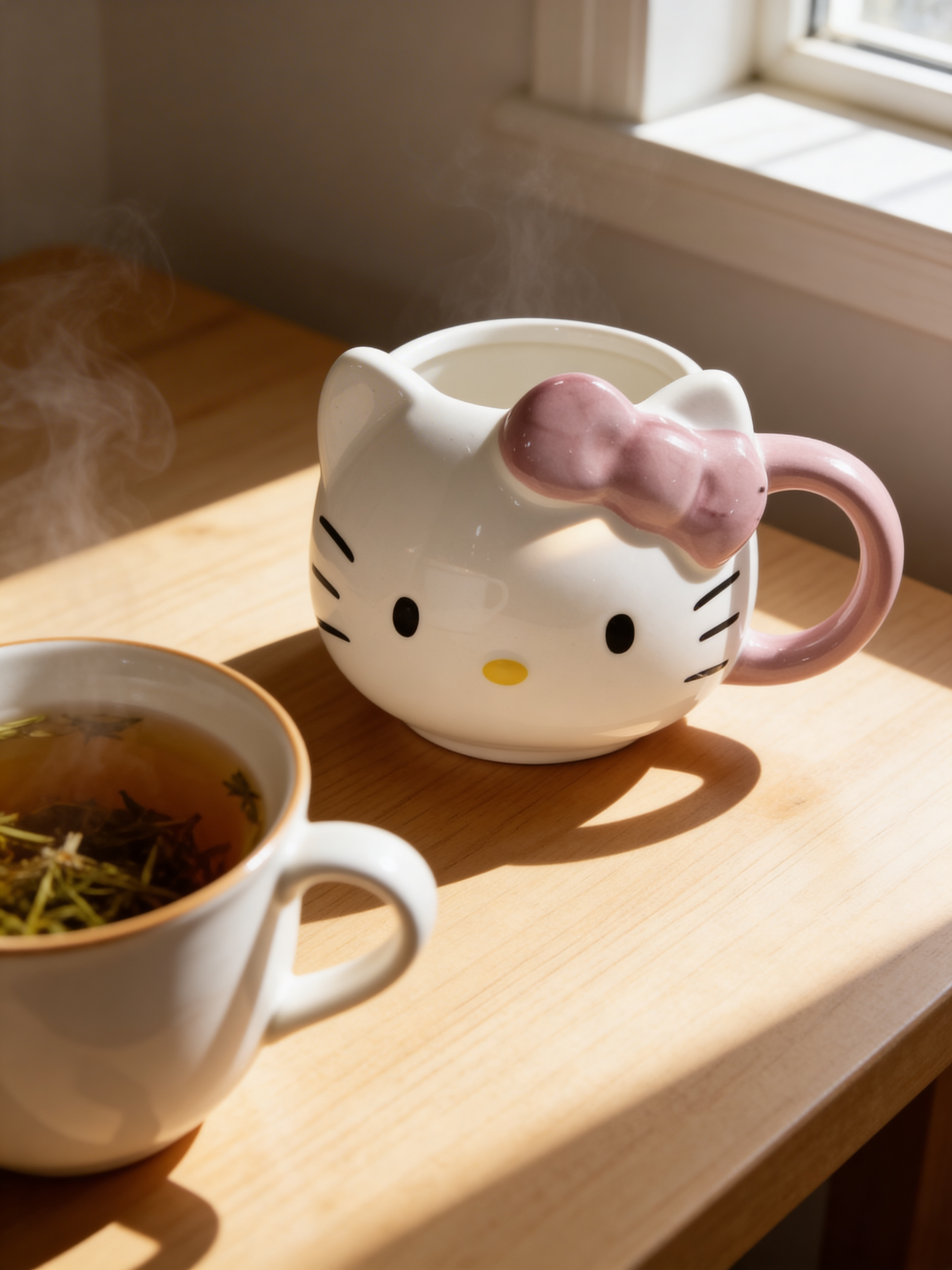 Pembe Hello Kitty Kupa Bardak