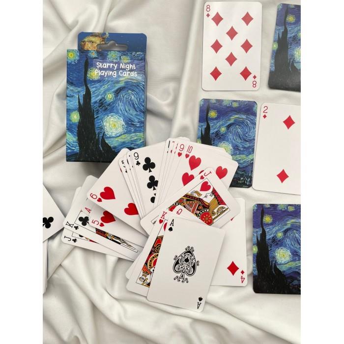 Van Gogh Yıldızlı Gece İskambil Poker Kartı