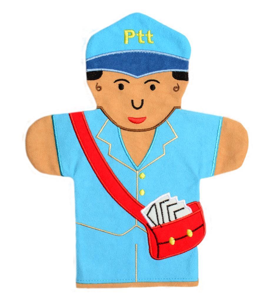 El KuklalarıMeslekler El Kuklası Postacı