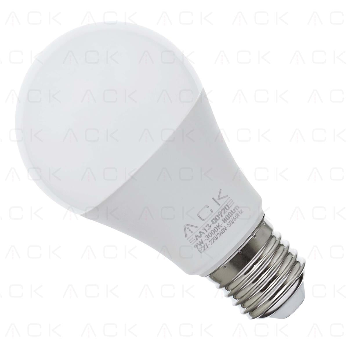 ACK AA13-01221 12W E27 4000K ILIK BEYAZ A60 LED AMPUL