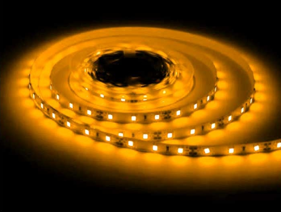 ACK AS01-00308 ÇİP 60 LED AMBER SİLİKONSUZ ŞERİT LED 