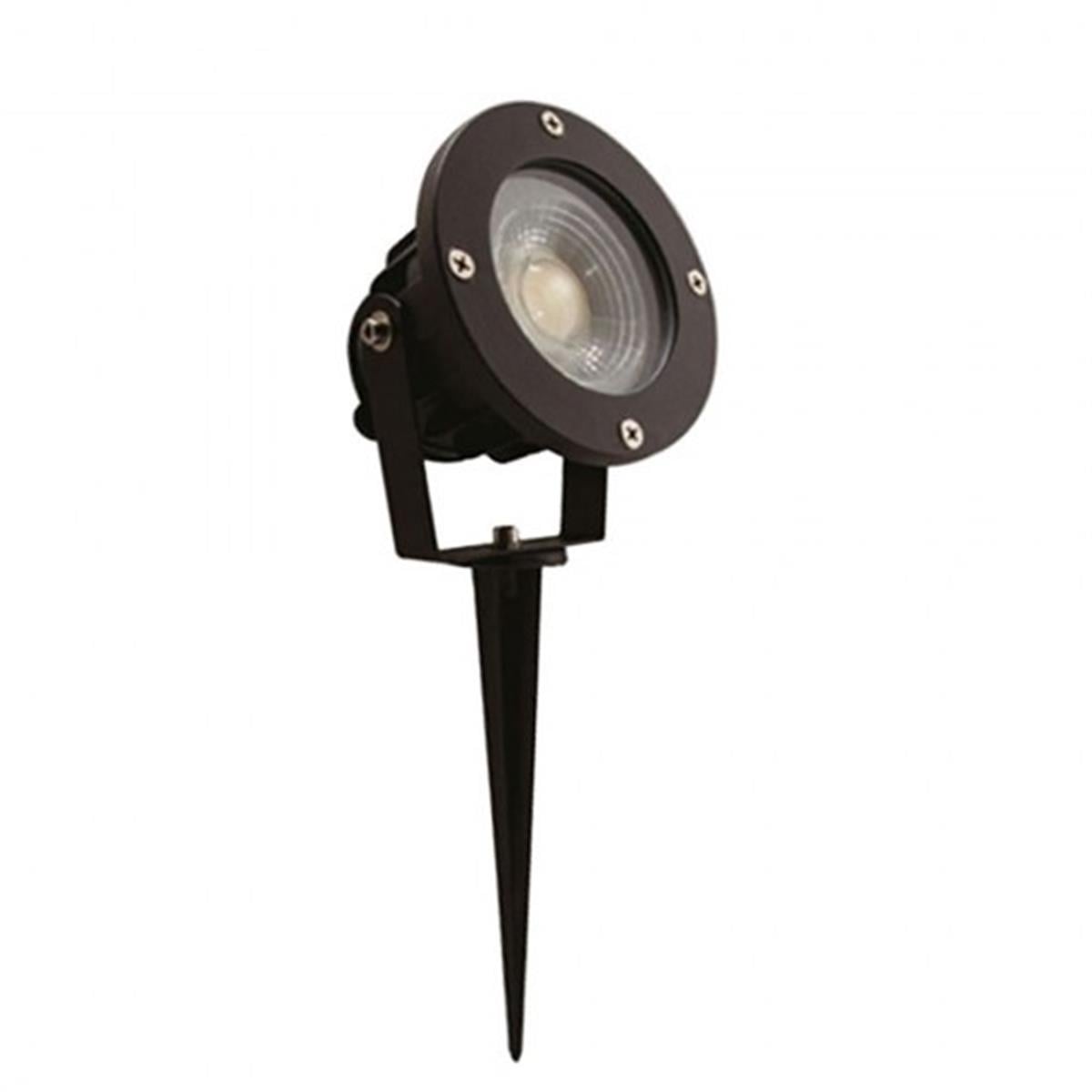 ACK At25-00331 6500K Beyaz 10W Siyah Led Kazıklı Çim Armatürü