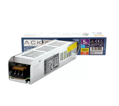 ACK AY02-00600 60W 5 AMPER İNCE TİP LED TRAFOSU