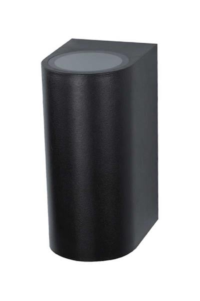 ACK Spotlıght Armatür Gu10 Duylu - Bos - Siyah Cift Yönlü Ip20 Pc Mr16