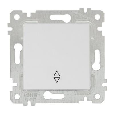 MUTLUSAN RİTA BEYAZ MEKANİZMA + TUŞ VAVİEN (İKİ YOLLU ANAHTAR) ( VİDALI) 2200 403 0201